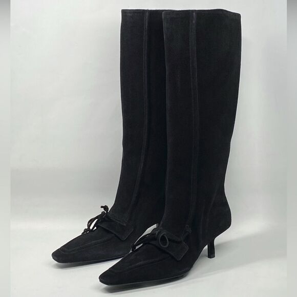 Burberry Storm Tall Suede Boots size 37 - Picture 6 of 15